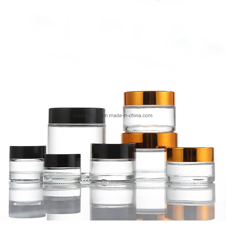 50g Comsetic Packaging Glass Container for Skincare with Lid