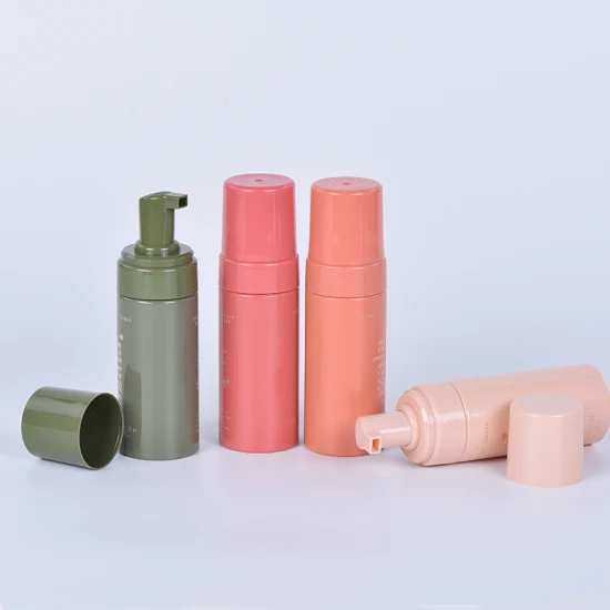 Skincare Packaging Face Wash Recyclable Foam Pump Dispenser Bottle 100ml 120ml1 50ml 180ml 200ml Foam Dispenser Bottle