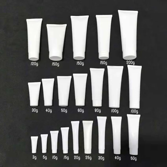 100g PE Empty Glossy Black Soft Cosmetic Skincare Tube Shampoo Lotion Container